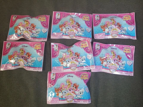 Lot of 7 Disney Whisker Haven Palace Pet Blind Bags Series 4 NEW Cover