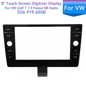 For VW Golf MK7 8 Inch Car Radio Glass Touch Screen Display Digitizer 5G6919605B - Picture 1 of 6