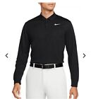 Nike Men's Dri Fit Victory Solid Long Sleeve Golf Polo