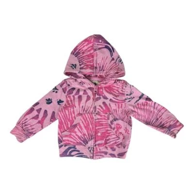 Винтажная толстовка с капюшоном Y2K Lucky Brand детская на молнии 6-12 месяцев солнце богемное - Изображение 1 из 4