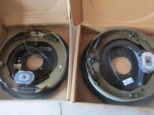 New Trailer Electric Brake Kit 12" X 2" For 7000 Lb Trailer "Pair" LH & RH 7K - Picture 1 of 2