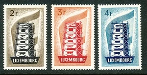 EUROPA CEPT 1956 - LUXEMBBURGO - JUEGO DE 3 Hk3-2 montado - Imagen 1 de 2