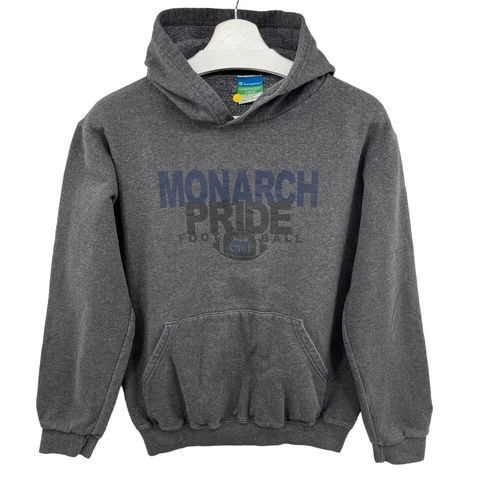 Vintage Old Dominion Monarchs Hoodie Youth Extra Large Basketball Pullover Gray Cover