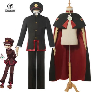 Men Uniform Suit Hat Cape Toilet-Bound Hanako-kun Hanako-kun Cosplay Costume  - Picture 1 of 19
