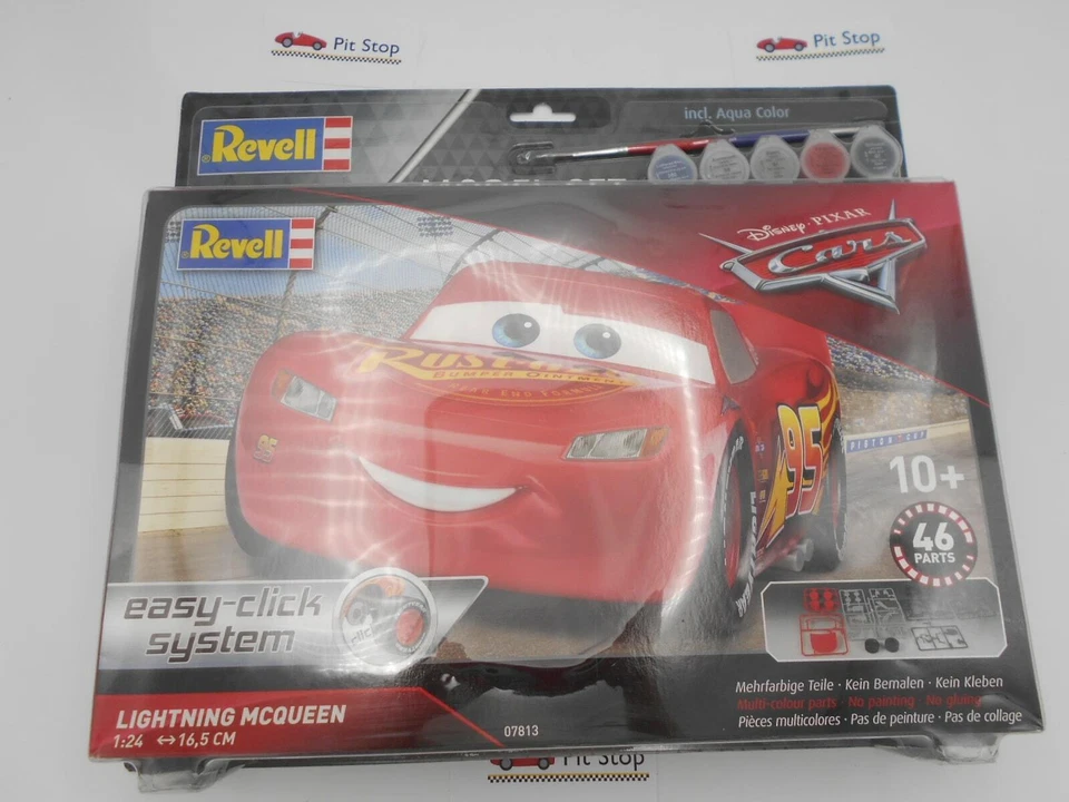 REV07813C by Revell Disney Saetta McQueen 1/24, colori inclusi - Immagine 1 di 1
