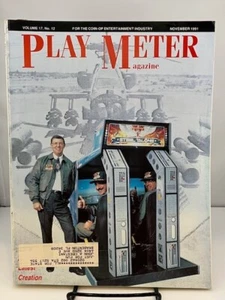Play Meter Magazine Nov 1991 Issue Arcade Video Games Steel Talons - Picture 1 of 1