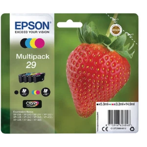 Original Epson T2986 Strawberry 29 Multipack - 4 Tinten (C13T29864010) für XP-445 - Bild 1 von 1