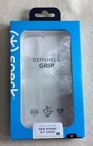 New Speck Gemshell Grip iPhone 12 Pro 6.1” (2020) Clear Phone Case