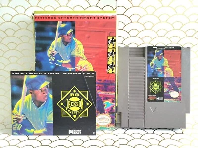 Bo Jackson Baseball (Nintendo Entertainment System, 1991) NES CIB Tested - Image 1 of 4
