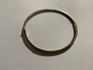 "Brazalete con bisagra de diamantes y ley 925 circunferencia de 8""" - Imagen 1 de 3