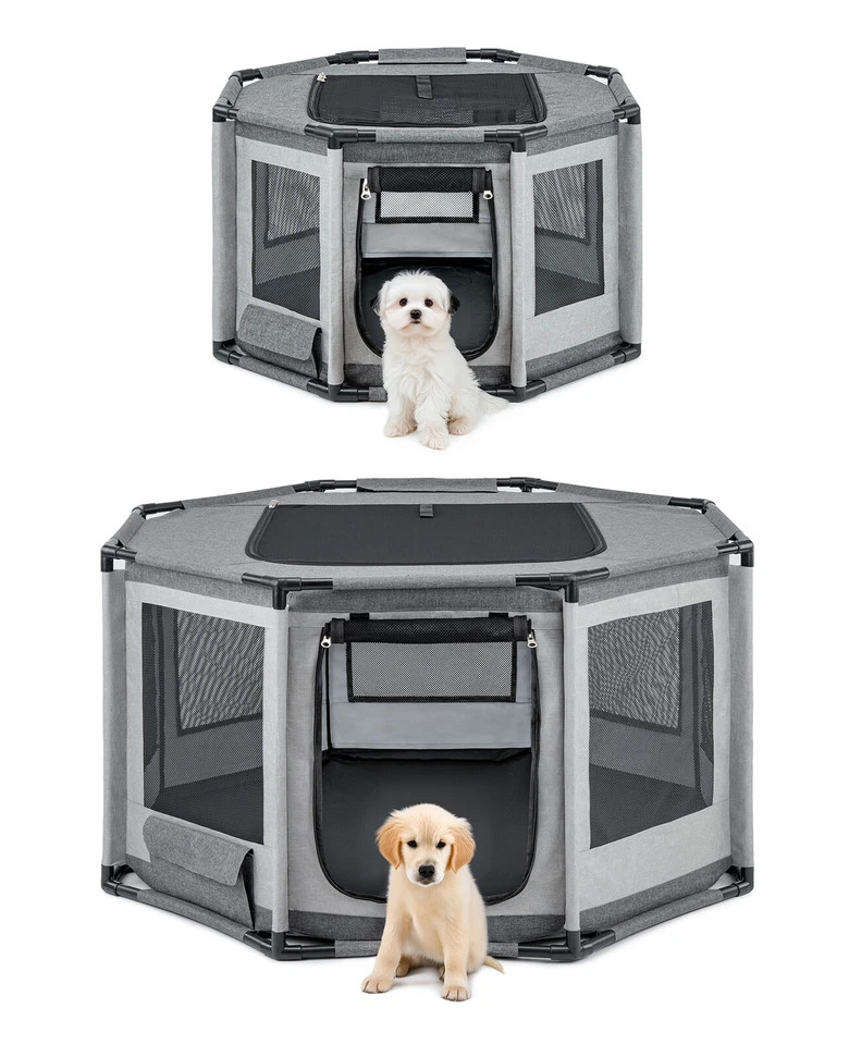 lionto Recinto cuccioli tessuto Oxford e rete traspirante, diverse misure - Immagine 1 di 1