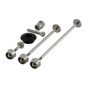 Pitlock Set 02 Vorderrad Hinterrad Vorne Headset System & Sitzstütze schwarz - Bild 1 von 7