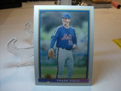 1991 Bowman Baseball #477 - Frank Viola - New York Mets  91-155 - Image 1 of 2