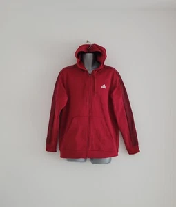 Men's Adidas Track Hoodie Full Zip Sweatshirt Size L excellent condition - Picture 1 of 12