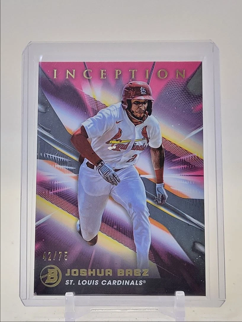 JOSHUA BAEZ 2023 BOWMAN INCEPTION BASEBALL FUCHSIA FOIL CARDINALS /75 Q1217