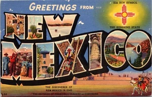 Postal de saludo grande de Nuevo México - Imagen 1 de 2