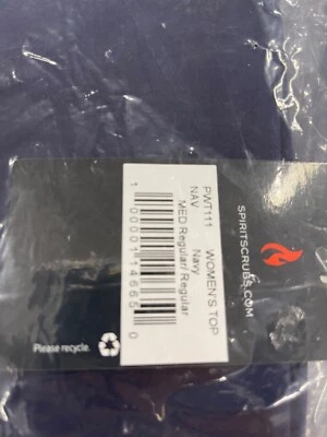 Spirit Scrubs Women's Tuck-In Top #PWT113 NAVY BLUE Choose Your Size NWT - Image 1 of 4