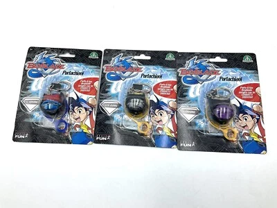 Vtg Beyblade Keychain Tops Wyborg WOLBORG  Seaborg   2002 Basic Fun NIP# PG - Image 1 of 4