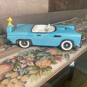 Peanuts Snoopy Woodstock Thunderbird Vintage Car Music Box by Willitts 1989 - Picture 1 of 9