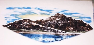 Casa rodante cámper autocaravana Black Rock Mountian gráfico mural ajuste pared remolque Foto 1 de 3