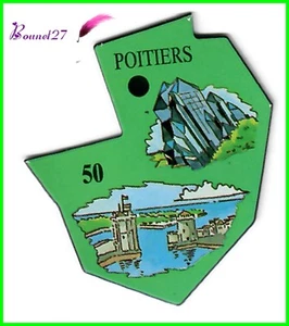 Magnet Le Gaulois Ville du monde France POITIERS 50 Futuroscope  - Bild 1 von 1