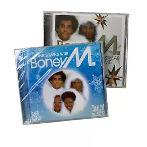 Boney M Christmas With Xmas Time Holiday Album Set of 2 CDs Brand New Sealed - Foto 1 di 7