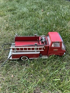 Vintage 1960s Tonka Gas Turbine Pumper Fire Truck Pressed Steel As Is. - Picture 1 of 7
