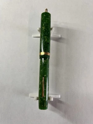 Sheaffer пожизненный белая точка перьевая ручка нефрит зеленый золото отделка 14k новый в коробке Ringtop - Изображение 1 из 4