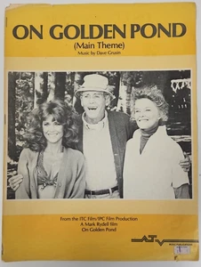 On Golden Pond (Main Theme) Sheet Music by Dave Grusin 1982 - Picture 1 of 4