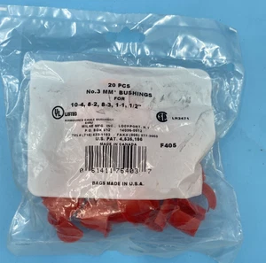 (2 Packungen à 20ea) Milne Mfg. Co. No. 3 mm Buchsen für 10-4, 8-2, 8-3, 1-1, 1/2" - Bild 1 von 4