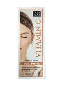 Dead Sea Collection Facial Serum Vitamin C Moisturize & Brighten 1.69 fl oz. - Picture 1 of 6
