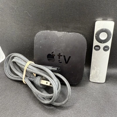 Apple TV (3rd Gen) A1469 W/ Remote - Tested & Factory Reset - Image 1 of 4