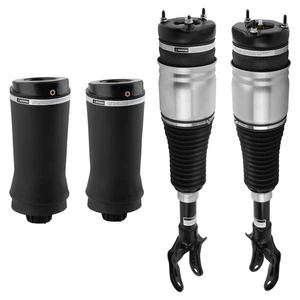 4x Front Rear Air Suspension Struts + Spring Bags for Jeep Grand Cherokee 11-15 - Picture 1 of 11