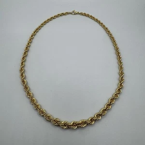 Collier Vintage - plaque or - Picture 1 of 3