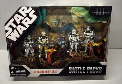 Star Wars La Venganza de los Sith TRAICIÓN A FALUCIA PAQUETE DE BATALLA NUEVO ¡NUEVO SELLADO! Foto 1 de 4