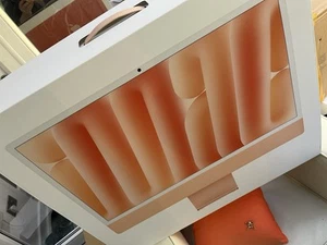 2025 Genuine Orange Apple M4 iMac 24-inch BOX ONLY! - Photo 1/6
