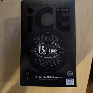 Blue Snowball Black ICE Plug-and-Play USB Microphone - Brand New! - Picture 1 of 2