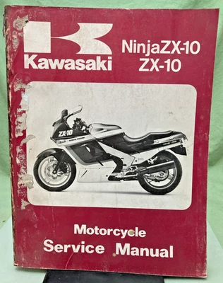 MANUAL DE SERVICIO ORIGINAL KAWASAKI NINJA ZX-10 ZX-10 1987 Foto 1 de 3