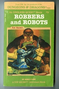 ROBBERS and ROBOTS by Mike Carr! ENDLESS QUEST #9! Rare 1983 TSR First Print PB! - Picture 1 of 2