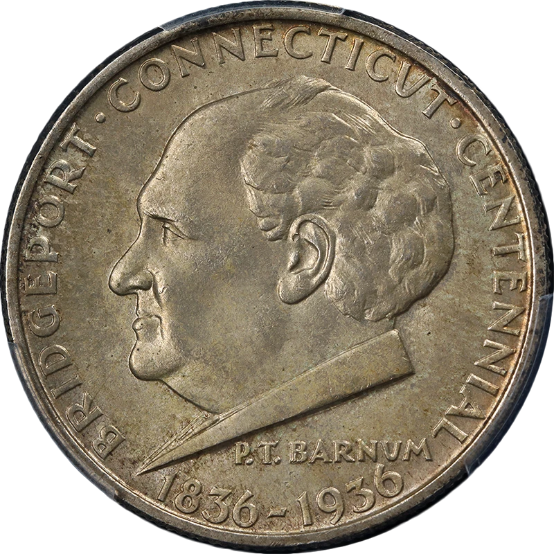 1936 Bridgeport Commem Half Dollar PCGS MS65 Nice Luster Nice Strike - Image 1 of 4