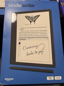 Brand New Amazon Kindle Scribe 16GB Wi-Fi 10.2'' e-Reader - Gray (B09BS26B8B) - Picture 1 of 2