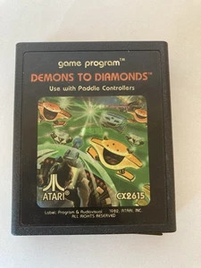 Cartuccia gioco Atari 2600 Demons to Diamonds CX2615 1982 non testata venduta così com'è - Foto 1 di 5