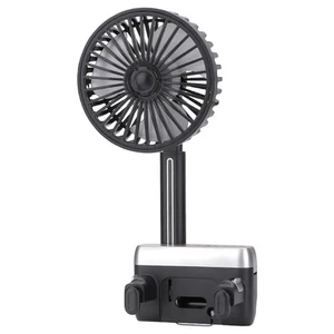 Car Mounted Fan with Telescopic Rod and 3 Speeds for Vehicle Ventilation - Picture 1 of 18