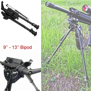 Pivot Tilting Rotating Rifle Bipod 9-13" Adjustable Hunting Bipod Sling Swivel - Picture 1 of 15