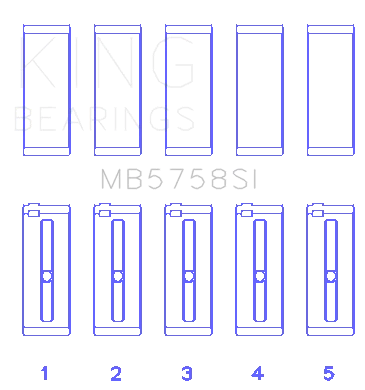 King 2007 compatible/reemplazo para Mini Cooper N14B16 juego de rodamientos principales - Foto 1 de 2