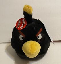 Angry Birds Plush 5inch Black Bird With Sound
