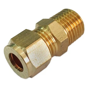 8mm MONTAJE DE COMPRESIÓN DE COBRE a 1/4" BSP ADAPTADOR DE ROSCA MACHO MONTAJE LP - Imagen 1 de 12