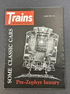 Trains - Jan 1960 - Some Classic Cars, Pre-Zephyr Luxury - Picture 1 of 2