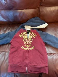 Lee Sherpa lined hooded jacket for boys size XS(5/6) - Picture 1 of 2