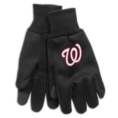 Washington Nationals Technology Gloves MLB Baseball Touch Screen Texting Sports - Image 1 of 3